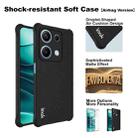 For Redmi Note 14S 4G imak Shockproof Airbag TPU Phone Case(Matte Black) - 2