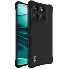 For Motorola Edge 60 Fusion imak Shockproof Airbag TPU Phone Case(Matte Black) - 1