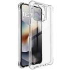 For Motorola Moto G56 5G imak Shockproof Airbag TPU Phone Case(Transparent) - 1