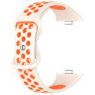 For Redmi Watch 5 / Redmi Watch 4 xDfind Dual Color Butterfly Buckle Silicone Watch Band(Sartlight Orange) - 3