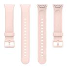 For Xiaomi Mi Band 7 Pro xDfind Solid Color Silicone Watch Band(Pink) - 3