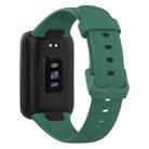 For Xiaomi Mi Band 7 Pro xDfind Solid Color Silicone Watch Band(Dark Green) - 2