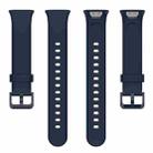 For Xiaomi Mi Band 7 Pro xDfind Solid Color Silicone Watch Band(Midnight Blue) - 3