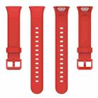 For Xiaomi Mi Band 7 Pro xDfind Solid Color Silicone Watch Band(Red) - 3