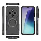 For Redmi 14C 4G Global Butterfly Armor MagSafe Magnetic Ring Shockproof Phone Case(Black) - 3