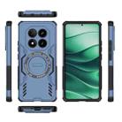 For Redmi Note 14 Pro 5G Butterfly Armor MagSafe Magnetic Ring Shockproof Phone Case(Blue) - 3