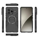 For Redmi K80 5G Butterfly Armor MagSafe Magnetic Ring Shockproof Phone Case(Black) - 3