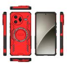 For Redmi K80 Pro 5G Butterfly Armor MagSafe Magnetic Ring Shockproof Phone Case(Red) - 3