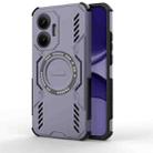 For Redmi Turbo 4 Pro 5G Butterfly Armor MagSafe Magnetic Ring Shockproof Phone Case(Purple) - 1