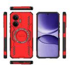 For Redmi Turbo 4 Pro 5G Butterfly Armor MagSafe Magnetic Ring Shockproof Phone Case(Red) - 3