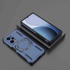 For Redmi Note 12 Pro 5G Global Butterfly Armor MagSafe Magnetic Ring Shockproof Phone Case(Blue) - 2