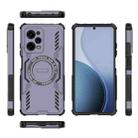 For Redmi Note 12 Pro 5G Global Butterfly Armor MagSafe Magnetic Ring Shockproof Phone Case(Purple) - 3