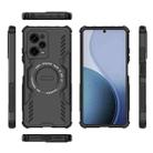 For Redmi Note 12 Pro 5G Global Butterfly Armor MagSafe Magnetic Ring Shockproof Phone Case(Black) - 3