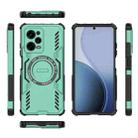 For Redmi Note 12 Pro 5G Global Butterfly Armor MagSafe Magnetic Ring Shockproof Phone Case(Light Green) - 3