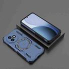 For Redmi K80 Ultra 5G Butterfly Armor MagSafe Magnetic Ring Shockproof Phone Case(Blue) - 2