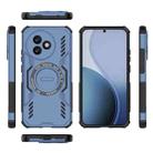 For Redmi K80 Ultra 5G Butterfly Armor MagSafe Magnetic Ring Shockproof Phone Case(Blue) - 3