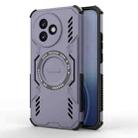 For Redmi K80 Ultra 5G Butterfly Armor MagSafe Magnetic Ring Shockproof Phone Case(Purple) - 1