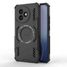 For Redmi K80 Ultra 5G Butterfly Armor MagSafe Magnetic Ring Shockproof Phone Case(Black) - 1