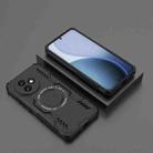 For Redmi K80 Ultra 5G Butterfly Armor MagSafe Magnetic Ring Shockproof Phone Case(Black) - 2