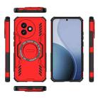 For Redmi K80 Ultra 5G Butterfly Armor MagSafe Magnetic Ring Shockproof Phone Case(Red) - 3
