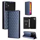 For Cubot Note 21 Cubic Grid Texture Flip Leather Phone Case(Blue) - 1
