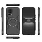 For Huawei nova 12 5G Butterfly Armor MagSafe Magnetic Ring Shockproof Phone Case(Black) - 3