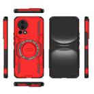 For Huawei nova 12 5G Butterfly Armor MagSafe Magnetic Ring Shockproof Phone Case(Red) - 3