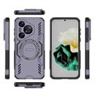 For Huawei Pura 70 Butterfly Armor MagSafe Magnetic Ring Shockproof Phone Case(Purple) - 3
