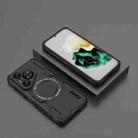For Huawei Pura 70 Butterfly Armor MagSafe Magnetic Ring Shockproof Phone Case(Black) - 2