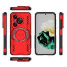 For Huawei Pura 70 Butterfly Armor MagSafe Magnetic Ring Shockproof Phone Case(Red) - 3