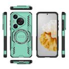 For Huawei Pura 70 Pro Butterfly Armor MagSafe Magnetic Ring Shockproof Phone Case(Light Green) - 3