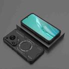 For Huawei Pura 70 Ultra Butterfly Armor MagSafe Magnetic Ring Shockproof Phone Case(Black) - 2