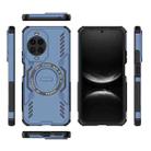 For Huawei nova 14 5G Butterfly Armor MagSafe Magnetic Ring Shockproof Phone Case(Blue) - 3