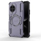 For Huawei nova 14 5G Butterfly Armor MagSafe Magnetic Ring Shockproof Phone Case(Purple) - 1