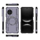 For Huawei nova 14 5G Butterfly Armor MagSafe Magnetic Ring Shockproof Phone Case(Purple) - 3