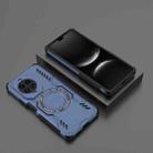 For Huawei nova 14 Pro 5G Butterfly Armor MagSafe Magnetic Ring Shockproof Phone Case(Blue) - 2