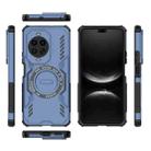 For Huawei nova 14 Pro 5G Butterfly Armor MagSafe Magnetic Ring Shockproof Phone Case(Blue) - 3