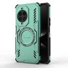 For Huawei nova 14 Pro 5G Butterfly Armor MagSafe Magnetic Ring Shockproof Phone Case(Light Green) - 1