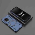 For Huawei nova 14 Ultra 5G Butterfly Armor MagSafe Magnetic Ring Shockproof Phone Case(Blue) - 2
