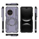 For Huawei nova 14 Ultra 5G Butterfly Armor MagSafe Magnetic Ring Shockproof Phone Case(Purple) - 3