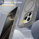 For iPhone 14 Pro Skin Feel Wave Texture MagSafe Phone Case(Grey) - 3