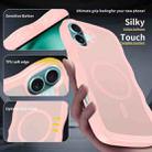 For iPhone 16 Plus Skin Feel Wave Texture MagSafe Phone Case(Pink) - 2