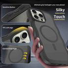 For iPhone 16 Pro Skin Feel Wave Texture MagSafe Phone Case(Black) - 2