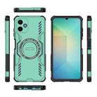 For Samsung Galaxy A06 4G Butterfly Armor MagSafe Magnetic Ring Shockproof Phone Case(Light Green) - 3