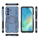 For Samsung Galaxy A16 5G Butterfly Armor MagSafe Magnetic Ring Shockproof Phone Case(Blue) - 3