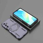 For Samsung Galaxy A16 5G Butterfly Armor MagSafe Magnetic Ring Shockproof Phone Case(Purple) - 2