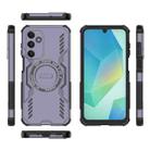 For Samsung Galaxy A16 5G Butterfly Armor MagSafe Magnetic Ring Shockproof Phone Case(Purple) - 3