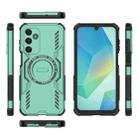 For Samsung Galaxy A16 5G Butterfly Armor MagSafe Magnetic Ring Shockproof Phone Case(Light Green) - 3