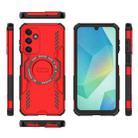 For Samsung Galaxy A16 5G Butterfly Armor MagSafe Magnetic Ring Shockproof Phone Case(Red) - 3