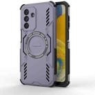 For Samsung Galaxy A26 5G Butterfly Armor MagSafe Magnetic Ring Shockproof Phone Case(Purple) - 1